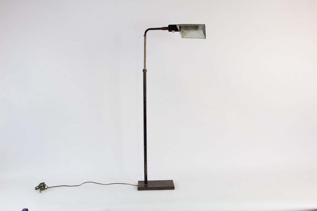 Black Painted Copper Industrial Modern Floor Lamp (1 of 8)