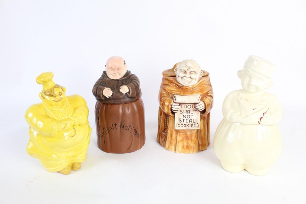 Lot of Four Cookie Jars (Lot 5 of 9) (1 of 4)
