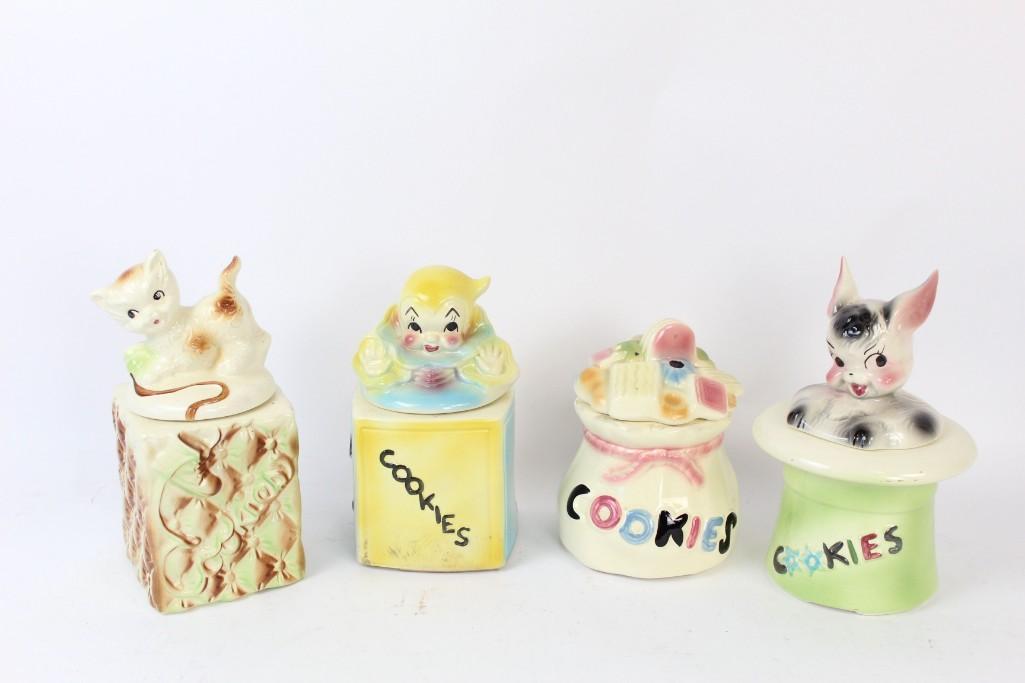 Lot of Four Cookie Jars (Lot 6 of 9) (1 of 4)