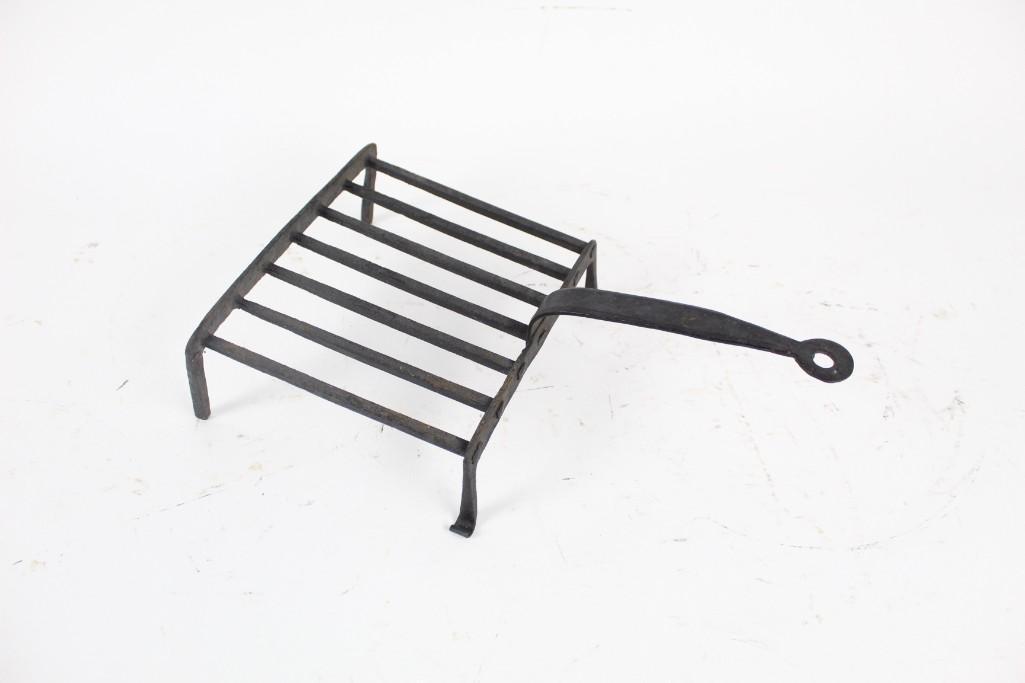 Antique Hand Wrought Iron Gridiron Broiler, 18th Cent (1 of 6)