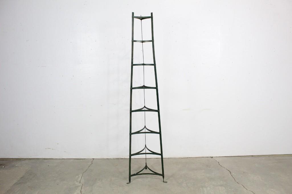 Tall Industrial Green Metal Pot Rack Stand Display 2of2 (1 of 4)