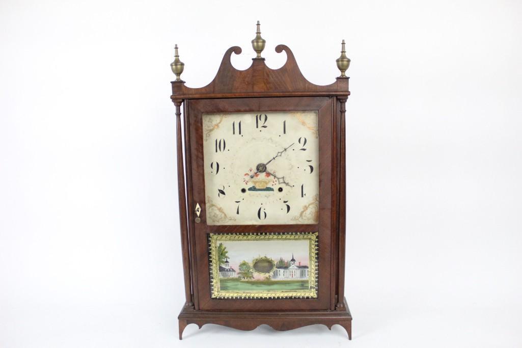 Antique 19th C Pillar & Scroll Seth Thomas Mantel Clock (1 of 10)