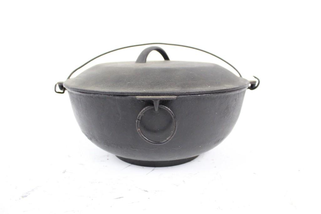 Antique Erie Cast Scotch Bowl Oven Patented Mar 10 1891 (1 of 10)