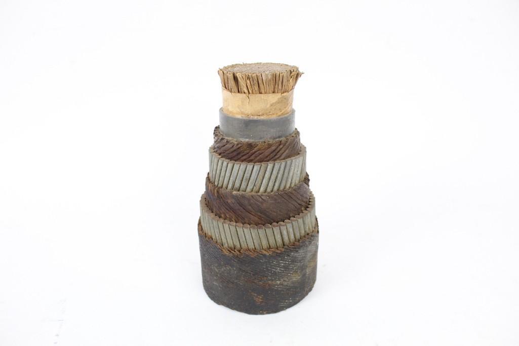 Rare Historic Section of Transatlantic Telegraph Cable (1 of 5)