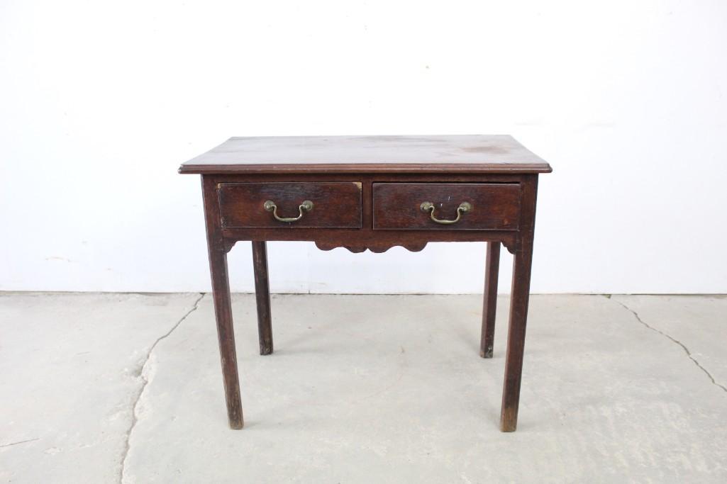 Antique American Diminuitive Desk with Two Drawers (1 of 10)
