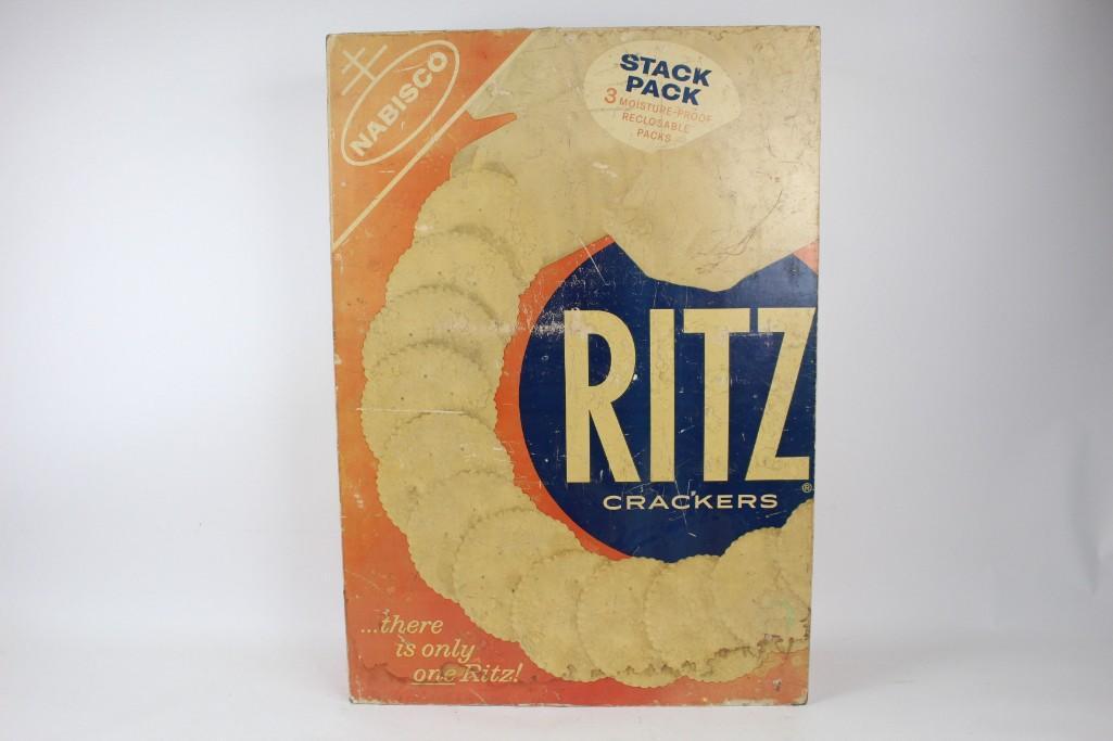 Huge Nabisco Ritz Crackers Box Store Display Sign (1 of 10)