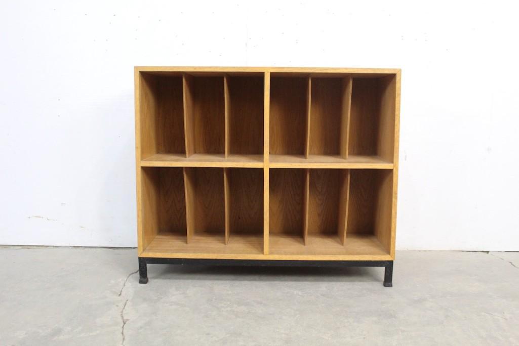 Mid Century Modern Record Cabinet w/Metal Base,3of3 (1 of 5)