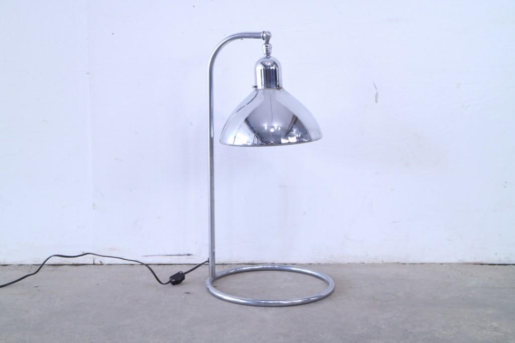 Indsutrial Modern Chrome Faries Table Lamp w/Circular (1 of 6)