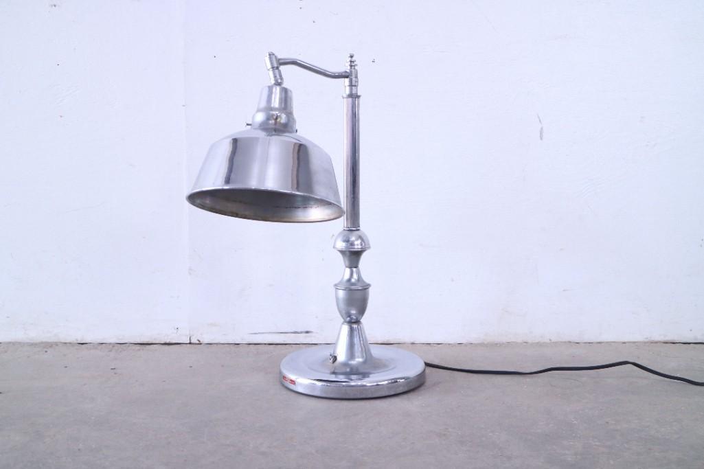 Industrial Modern Apollo Electric Co. Chrome Desk Lamp (1 of 6)