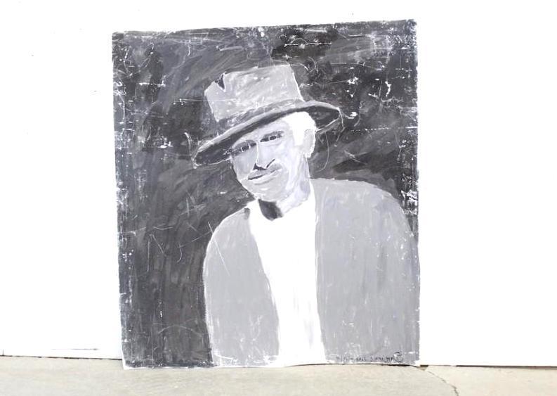 Outsider Artist Painting by Earl Swanigan, Jed Clampett (1 of 5)
