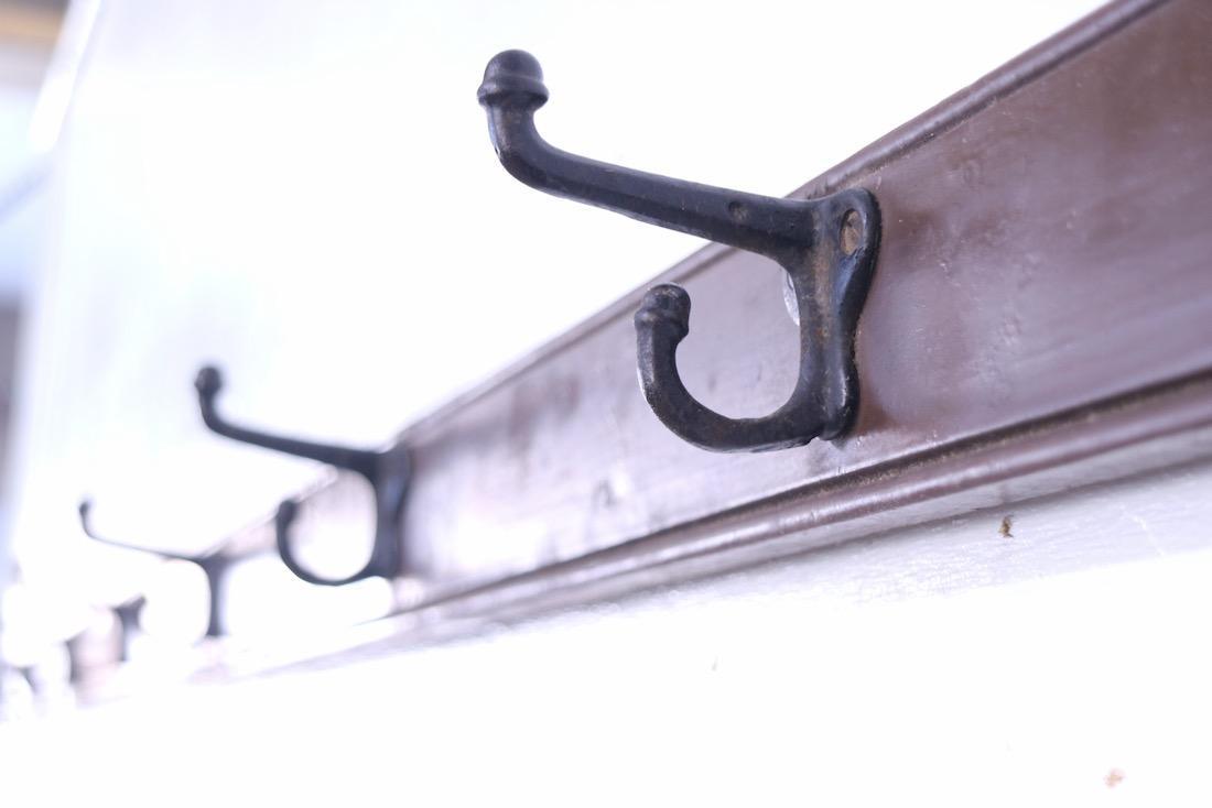12-foot Long Wood & Iron Coat Rack,Indsutrial (1 of 5)