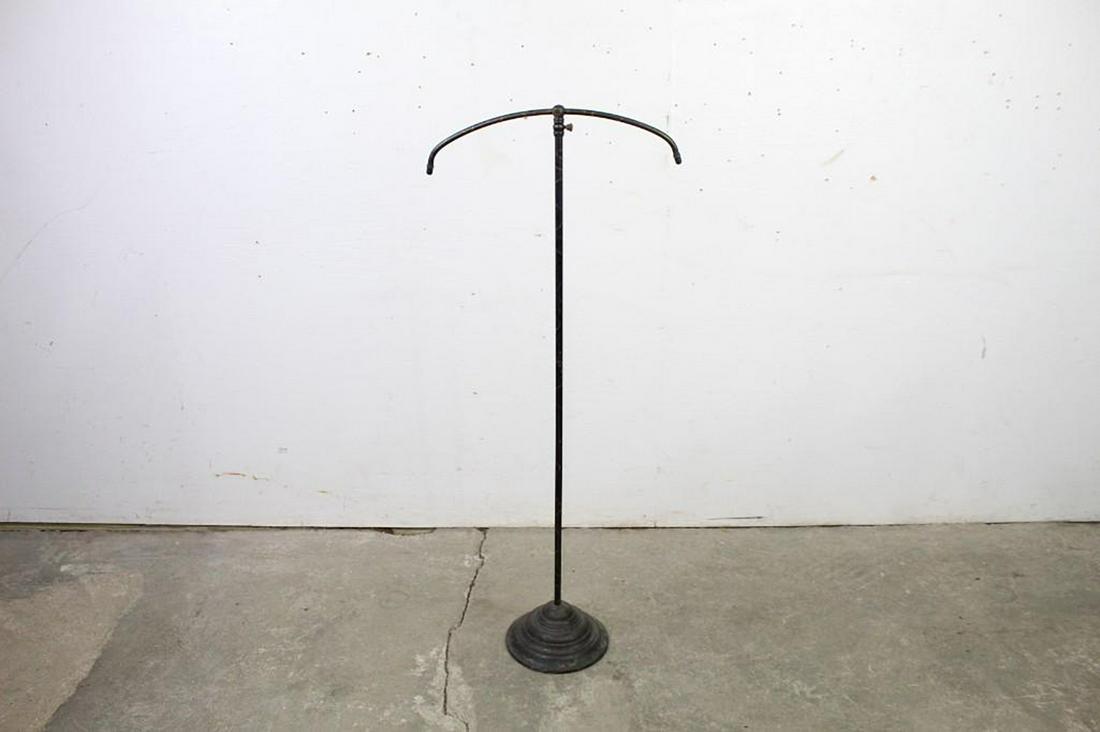 Antique Japanned Metal Clothing T-Stand, Store Display (1 of 7)