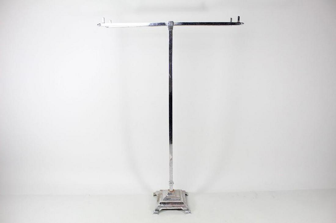 Nickel Plated Revolving Clothing Rack Display (1 of 6)