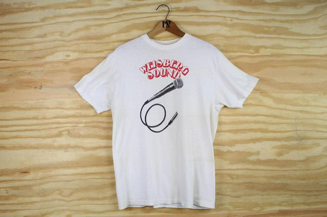 White M Weisberg Sound NYC Microphone Vintage T-Shirt (1 of 8)
