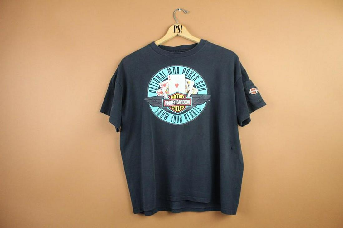 Black XL Harley Davidson NYC Vintage Motorcycle T-Shirt: SHIPPING: We will ship this item in-house, for a $12 flat rate to the Continental US; $2 for each additional shirt. Please contact us for a shipping quote on larger quantities. Black XL Harley Davidso