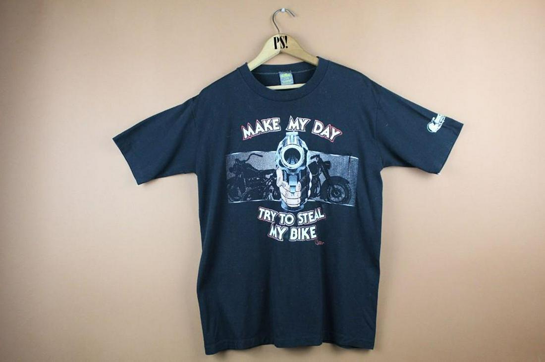 Black M/L Harley Davidson Nassau County Vintage T-Shirt: SHIPPING: We will ship this item in-house, for a $12 flat rate to the Continental US; $2 for each additional shirt. Please contact us for a shipping quote on larger quantities. Black M/L Harley Davids