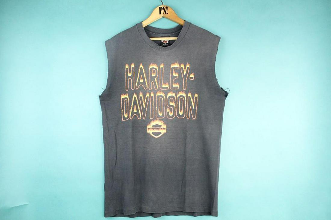 Black M Bartels Harley Davidson LA Vintage T-Shirt 1995: SHIPPING: We will ship this item in-house, for a $12 flat rate to the Continental US; $2 for each additional shirt. Please contact us for a shipping quote on larger quantities. Black M Bartel's Ha