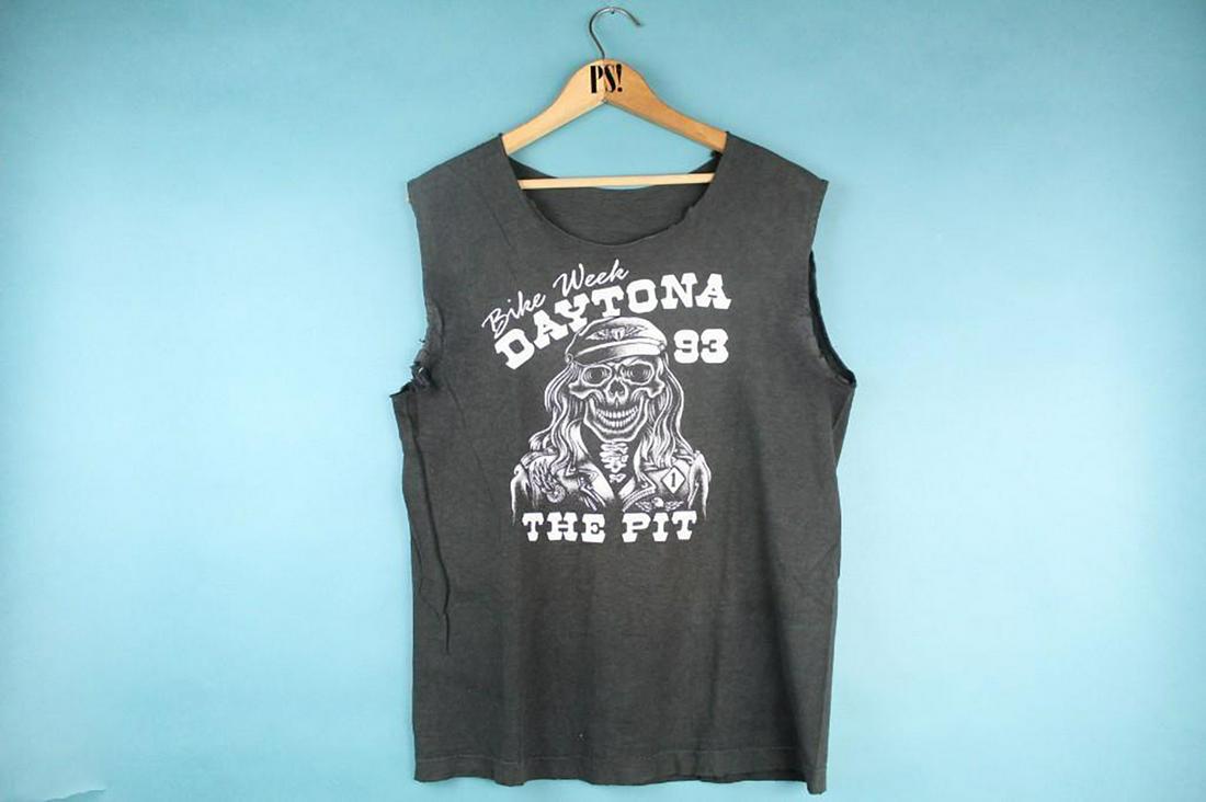 Black M The Pit Daytona Bike Week Vintage T-Shirt 1993 (1 of 8)