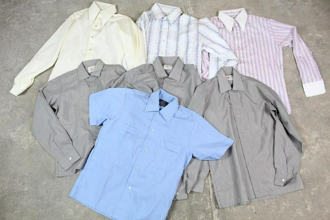 7 S M L XL Deadstock Vintage Button Down Shirts 1970's (1 of 20)