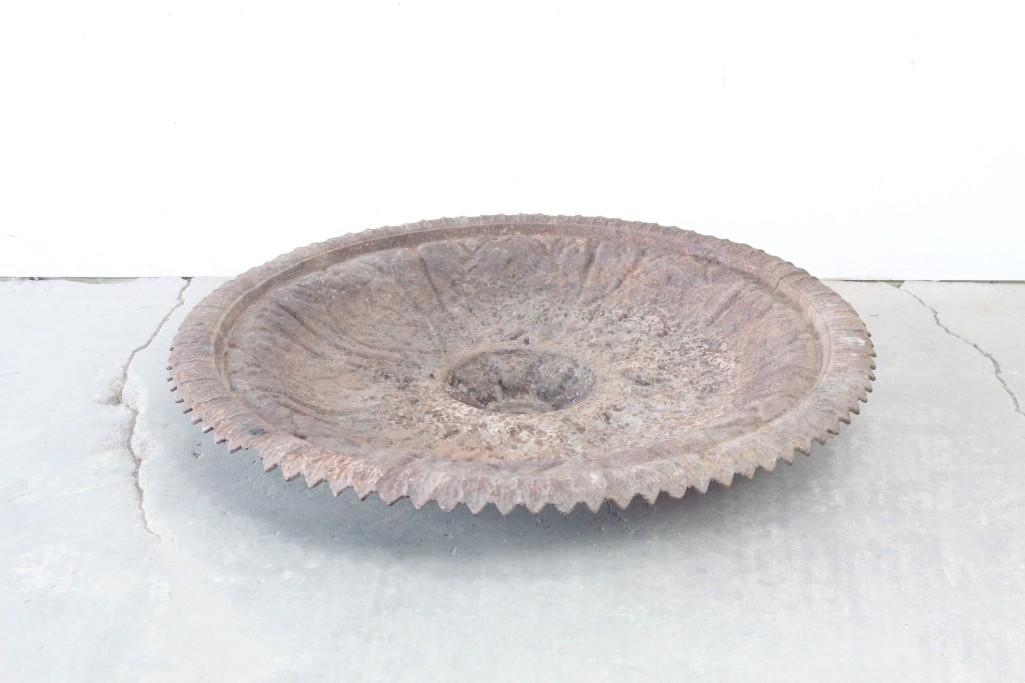 Antique 19thC Cast Iron Fountain Basin,Possibly Fiske (1 of 8)
