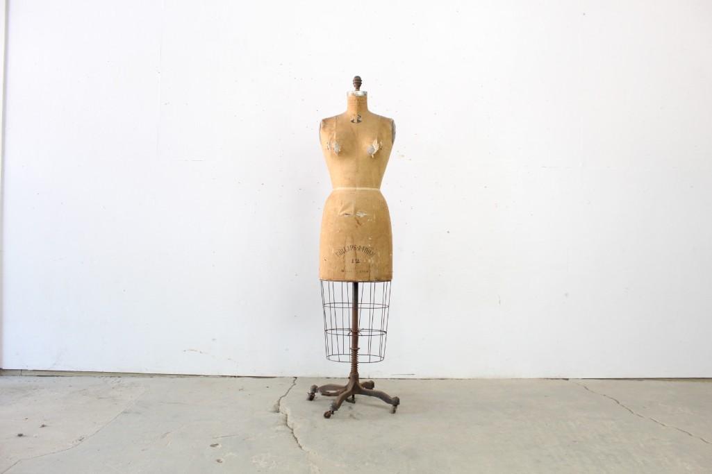 Female Mannequin Dress Form with Metal Stand & Wheels (1 of 9)