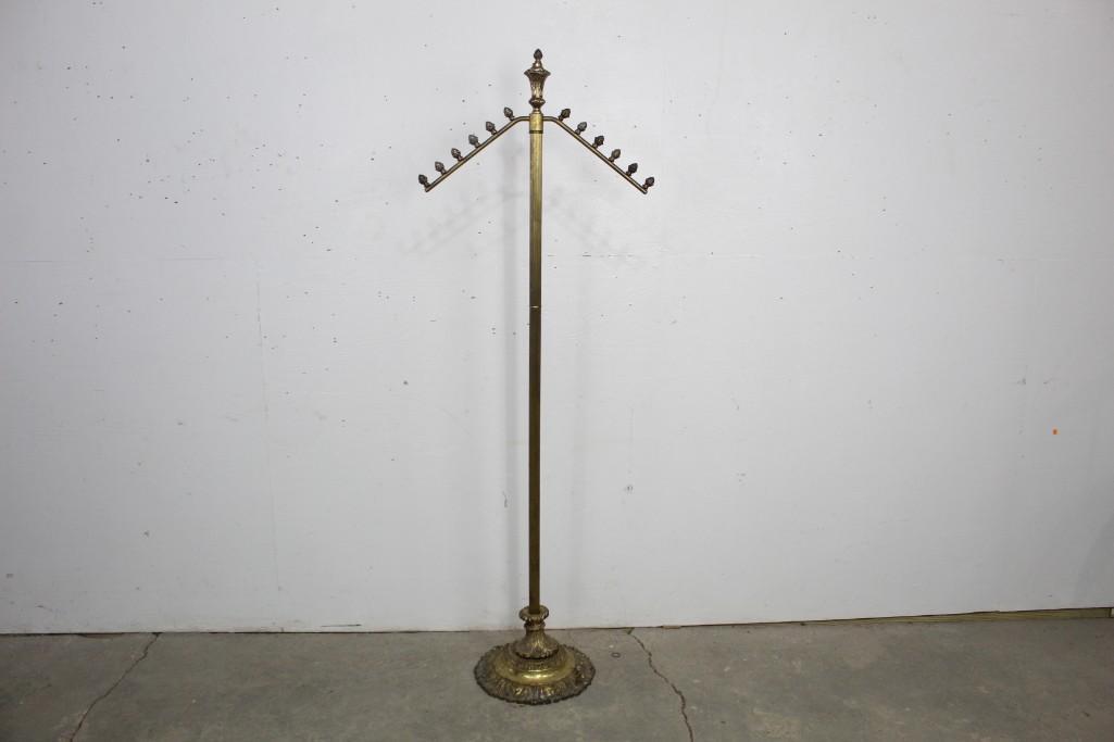 Ornate Antique Brass Clothing Rack,Store Display, Stand (1 of 5)