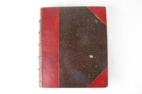 Adventures Telemachus Son of Ulysses, Hawkesworth 1768: Adventures of Telemachus the Son of Ulysses, Francois de Salignac de la Mothe, John Hawkesworth, translator. Hardcover quarto, with leather half calf cover with patterned cover, marbled endpapers,