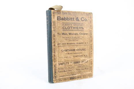 1906 Directory of Albany,Hudson & Pittsfield Railroad: Directory of the Villages between Albany & Pittsfield on the Boston & Albany Railroad, and the Villages between Albany & Hudson, on the Albany & Hudson Railroad,1906. Includes