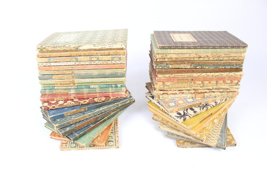 Lot of 43 Insel Bucherei German Lit Books,COlorful! (1 of 18)