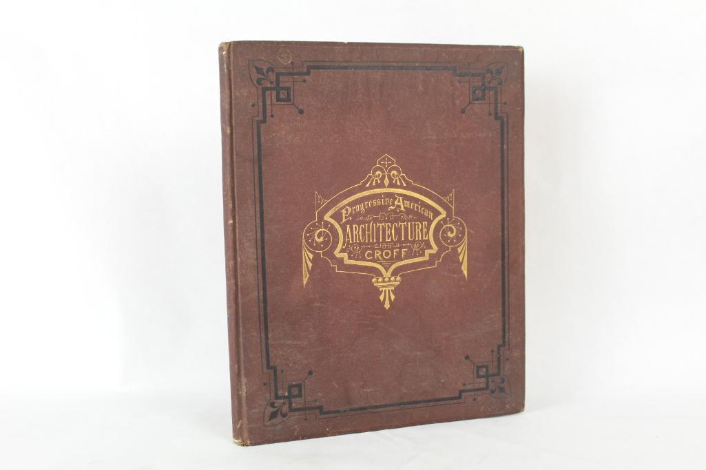 Victorian Architecture Book, G.Croff, 1875 Hudson NY (1 of 17)