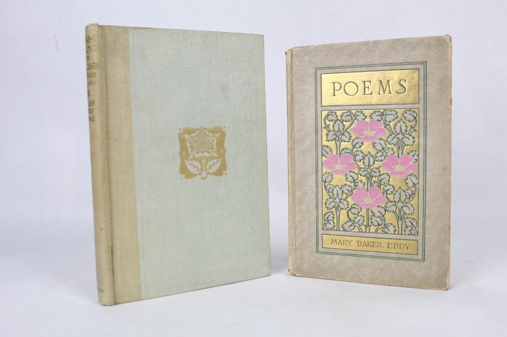 2 Books of Poems, Mary Baker Eddy & Helen Gray Cone (1 of 17)