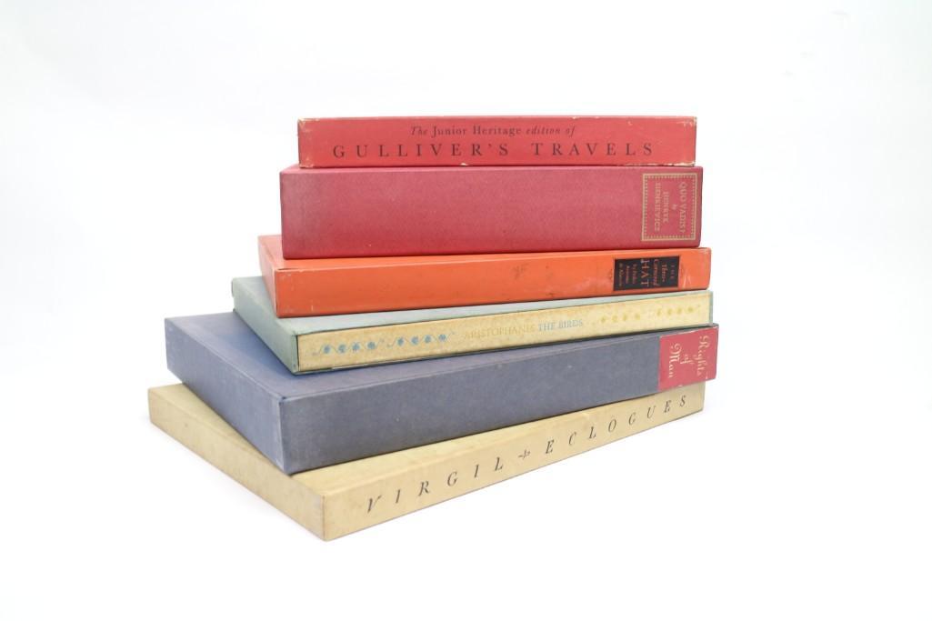 Set of 6 Mid-Century Limited Edition Novels w/Slipcases (1 of 20)