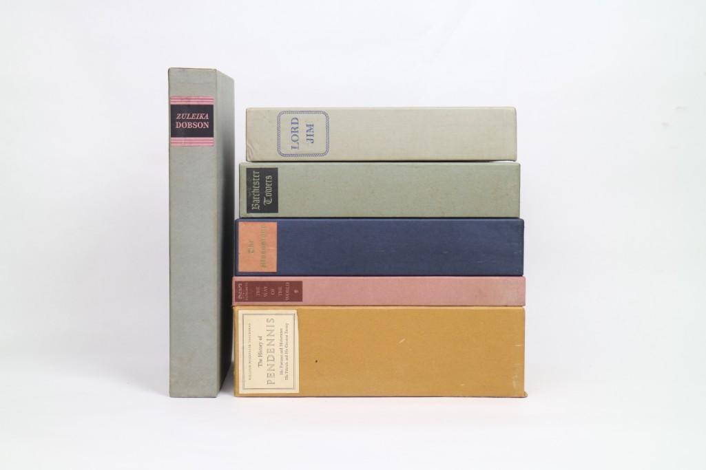 Set of 6 Mid-Century Limited Edition Novels w/Slipcases (1 of 19)