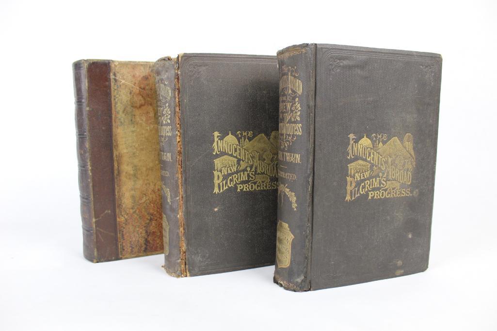 Three Copies of Mark Twain's The Innocents Abroad, 1870 (1 of 17)