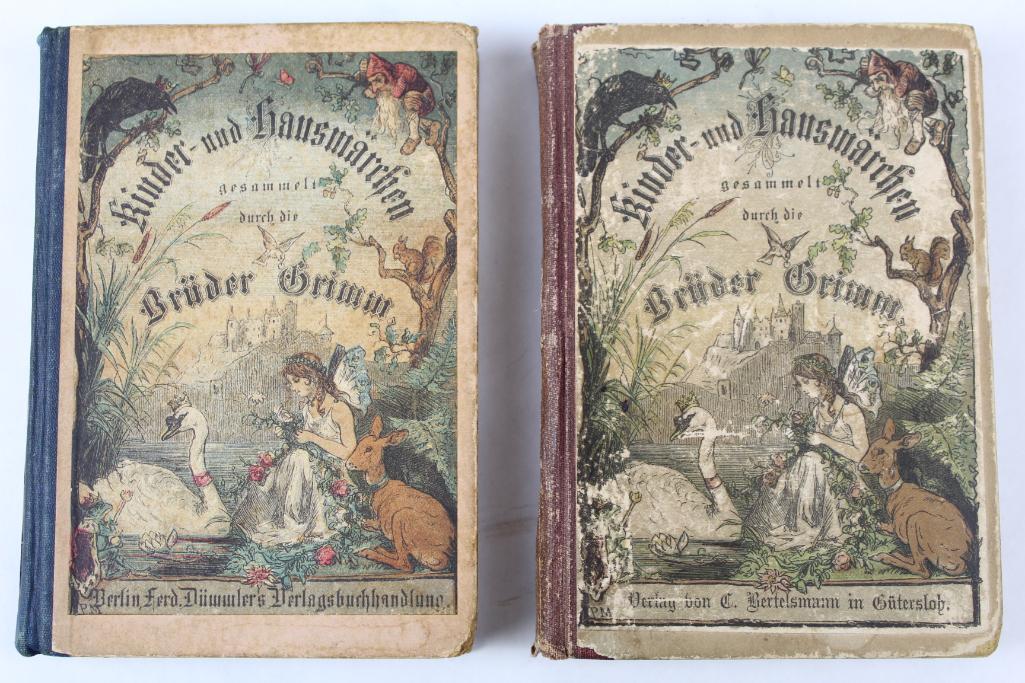 2 Kinder und Hausmarchen, 1880+1887, Grimm's Fairytales (1 of 15)