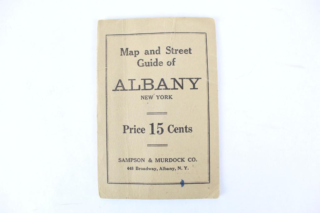 Pocket Map and Street Guide Albany NY 1914, Advertising (1 of 11)