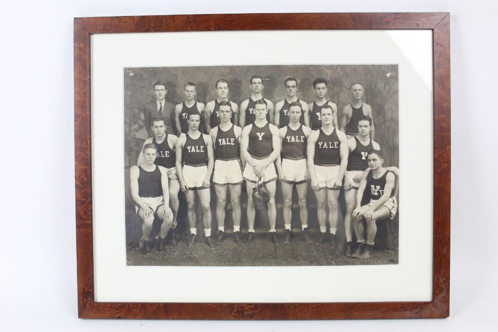 Framed B&W Photograph Yale Boxing Team 1920 (1 of 7)