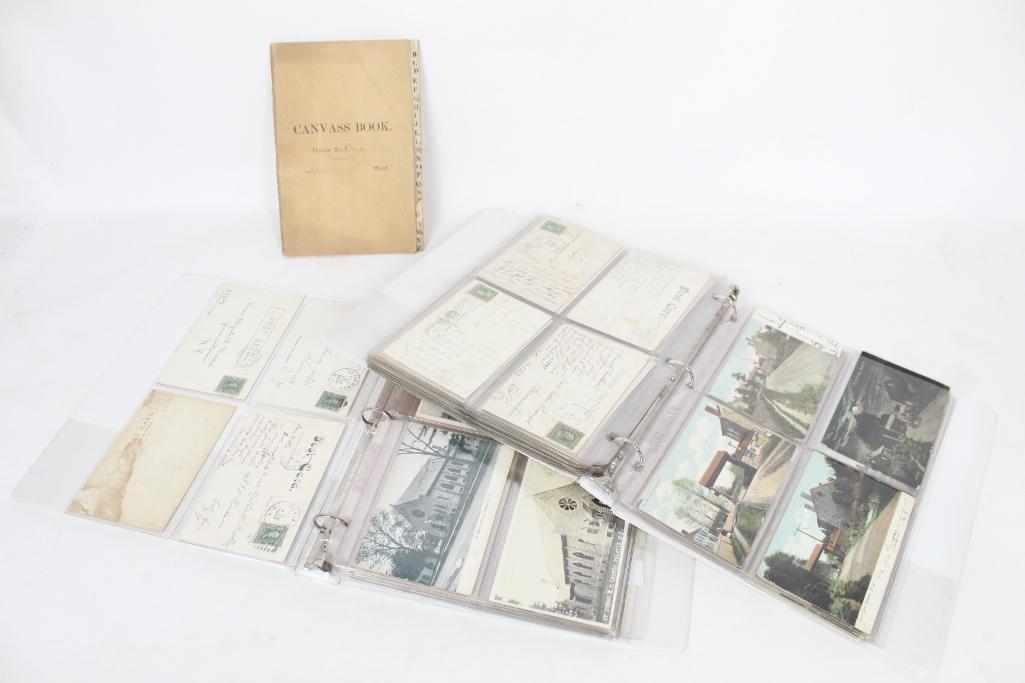 140+ Hudson NY & Columbia County Postcard w/Voter Books (1 of 15)