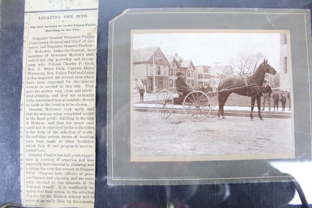Binder Collection of 37 Hudson NY Photos,Clippings (1 of 15)