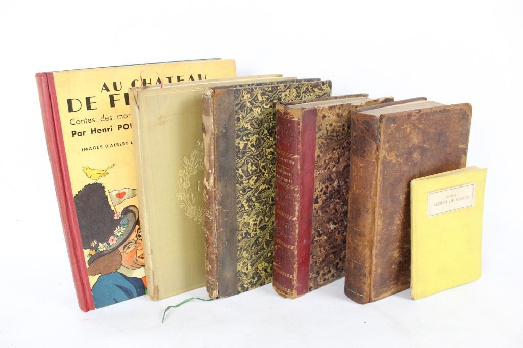 Collection of 6 Books in French, Antique & Vintage (1 of 20)