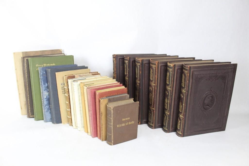 Lot of 21 Vintage Hardback German Goethe Books (1 of 20)