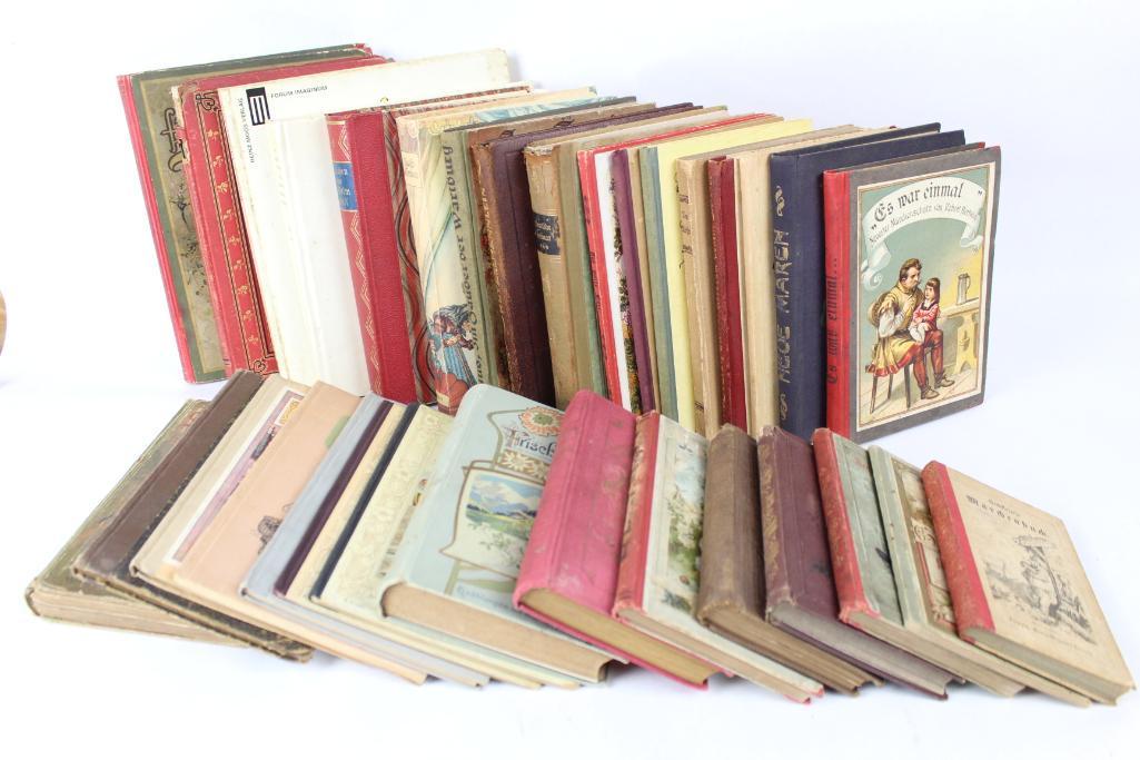 Large Lot Assorted German Decorative Illustration Books (1 of 20)