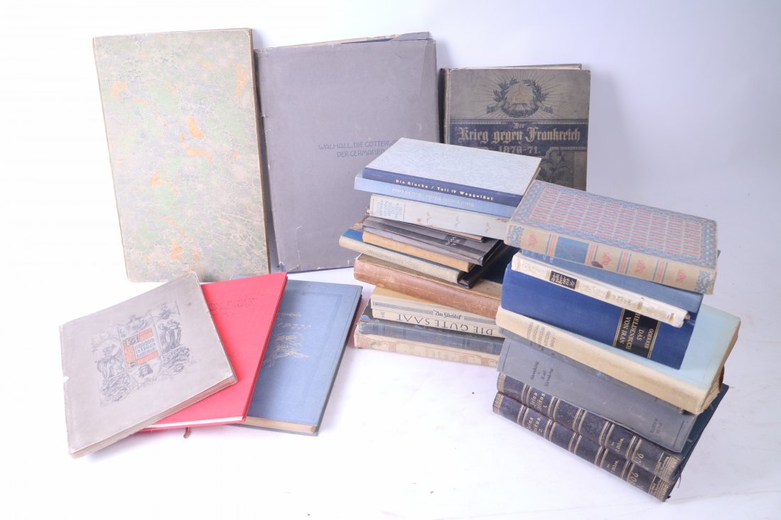 Lot of 30 History,Travel German Hardback Books,Folios (1 of 6)