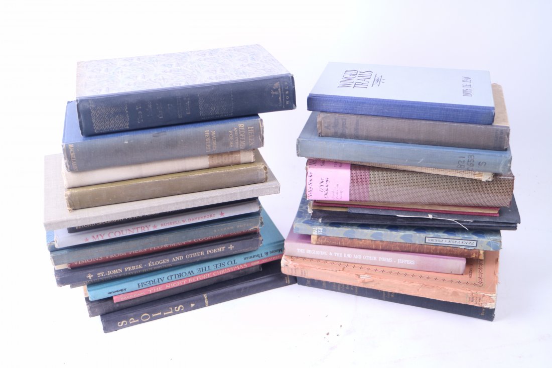 Lot of 32 Hardback Poetry Books,Edgar Guest,Book Making (1 of 7)