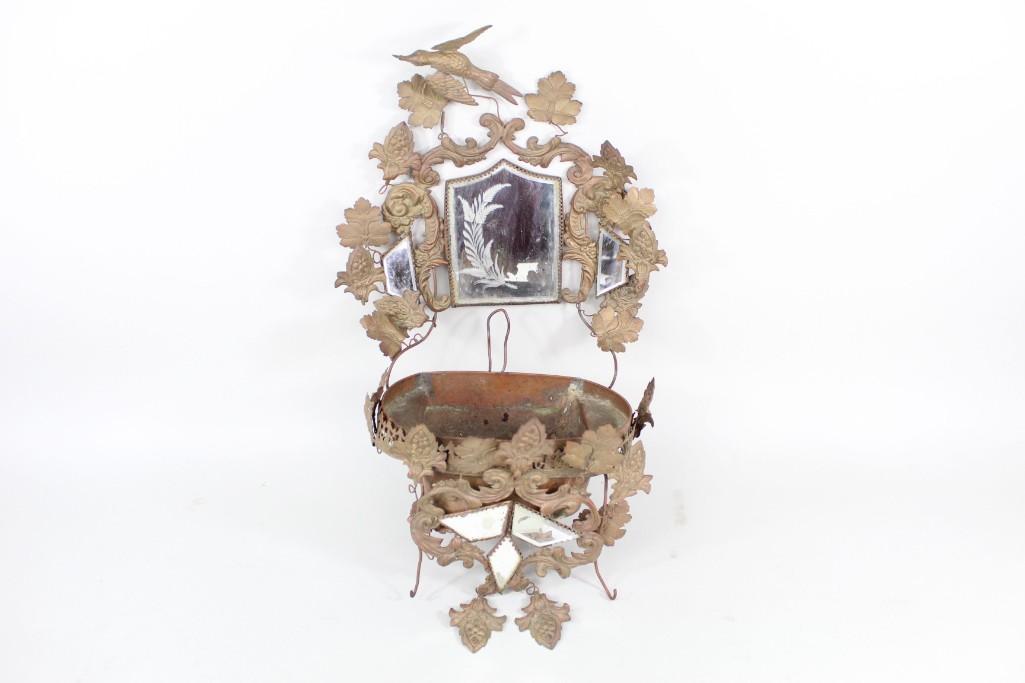 Antique Globe de Mariee Garniture, Bridal Display (1 of 14)