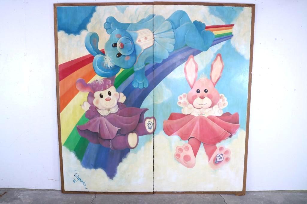 Huge Store Display Fisher-Price Rainbow Bunny Painting (1 of 8)