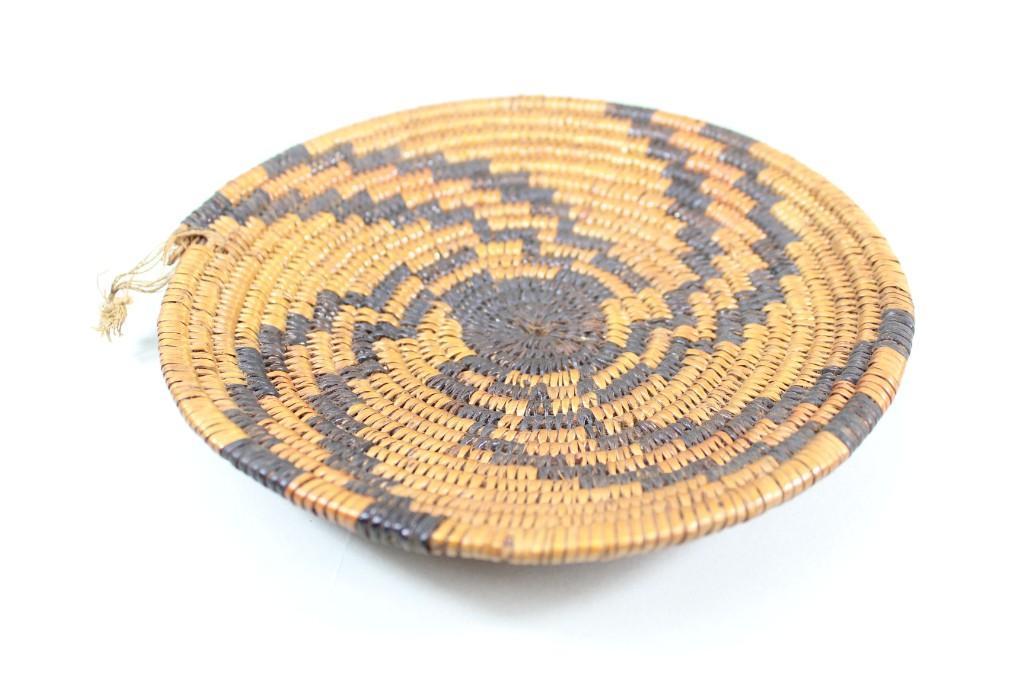 19th Century Native American Apache Basket Whirl Motif (1 of 7)