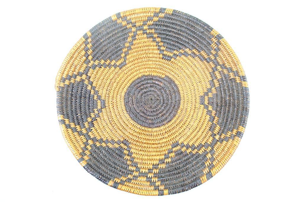 19th C Antique Native American Apache Basket W Star (1 of 7)