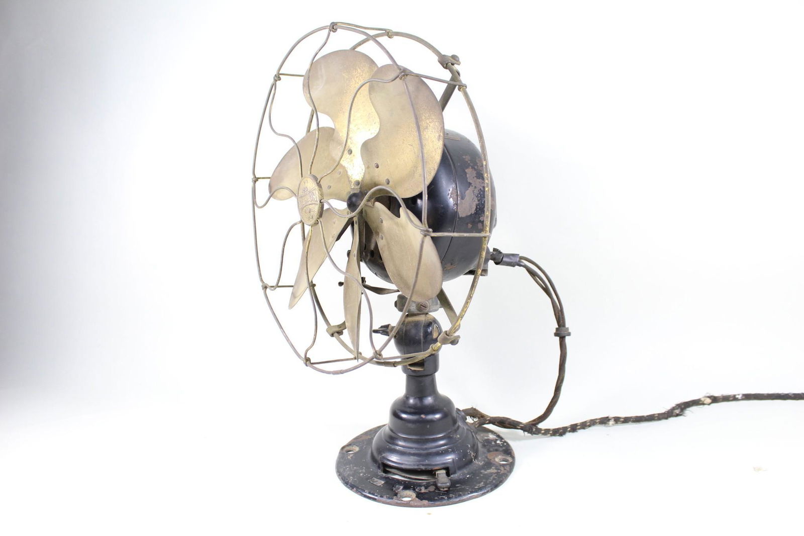 Industrial Emerson Electrical Table Fan,Curved Frame (1 of 16)