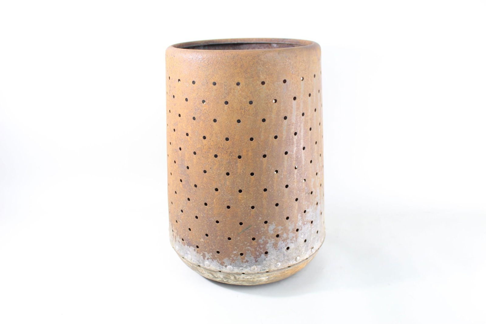 Metal Washing Machine Drum Trash Can/Fire Pit (1 of 7)